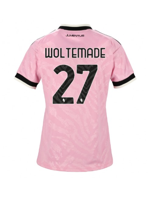 Ženski Nogometna dresi replika Juventus Nick Woltemade #27 Gostujoči 2026-27 Kratek rokav Ženski Nogometna dresi replika Juventus Nick Woltemade #27 Gostujoči 2026-27 Kratek rokav